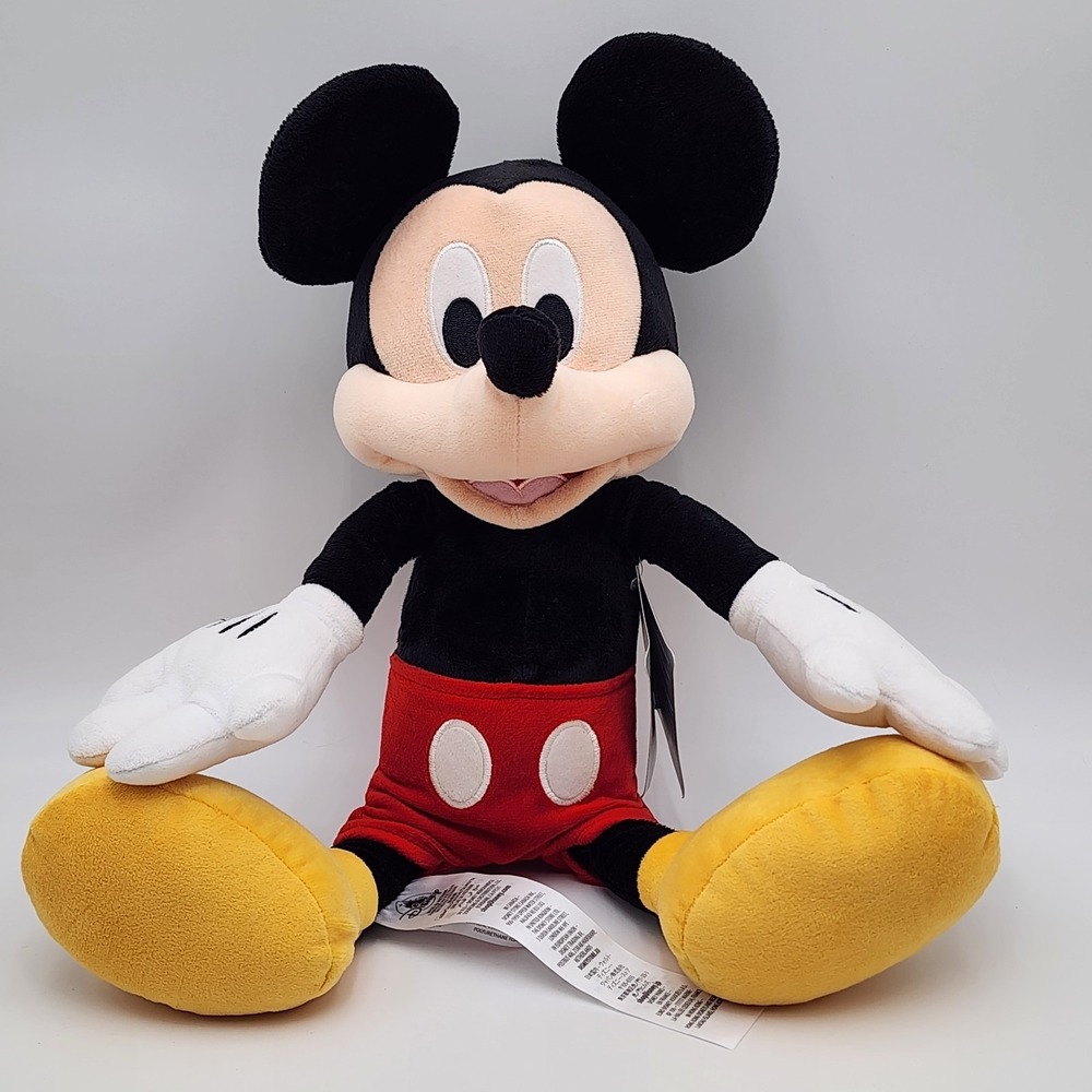 Disney Mickey Mouse 18" Plush‎ Stuffed Animal Toy NWT